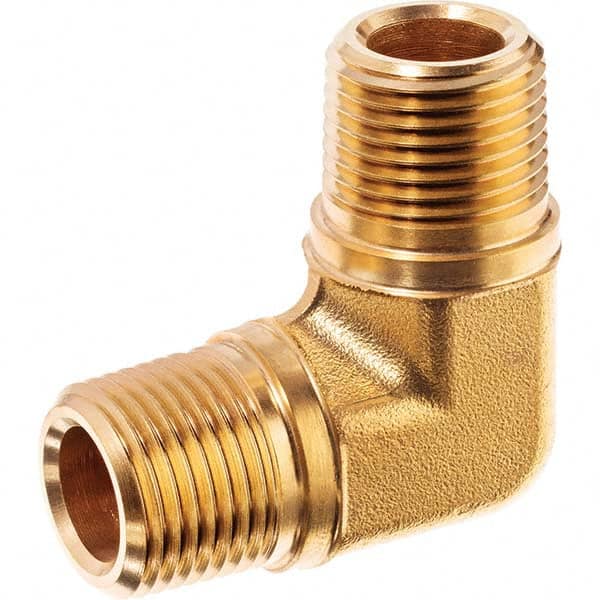 USA Sealing - 1/2" Brass Pipe 90° Male Elbow - Eagle Tool & Supply