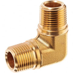 USA Sealing - 1/2" Brass Pipe 90° Male Elbow - Eagle Tool & Supply