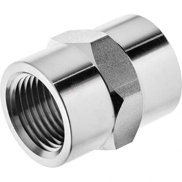 USA Sealing - 3/8" Galvanized Steel Pipe Hex Coupling - Eagle Tool & Supply