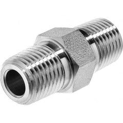 USA Sealing - 1/2" 316 Stainless Steel Pipe Hex Nipple - Eagle Tool & Supply