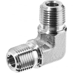 USA Sealing - 1/2" Galvanized Steel Pipe 90° Male Elbow - Eagle Tool & Supply