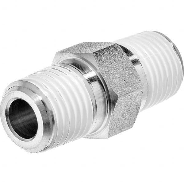 USA Sealing - 3/8" Galvanized Steel Pipe Hex Nipple - Eagle Tool & Supply