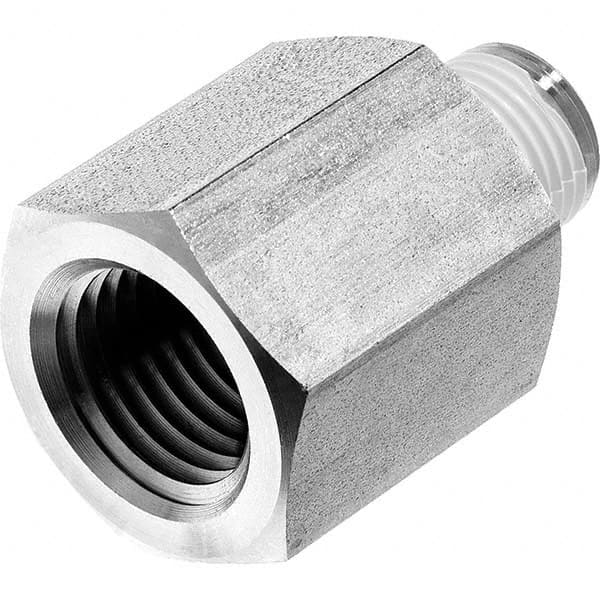 USA Sealing - 1/2 x 3/8" Galvanized Steel Pipe Reducing Adapter - Eagle Tool & Supply