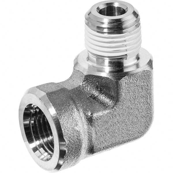 USA Sealing - 3/8" 316 Stainless Steel Pipe 90° Street Elbow - Eagle Tool & Supply