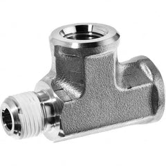 USA Sealing - 1/4" 316 Stainless Steel Pipe Run Tee - Eagle Tool & Supply