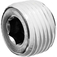 USA Sealing - 3/8" Galvanized Steel Pipe Hex Socket Plug - Eagle Tool & Supply