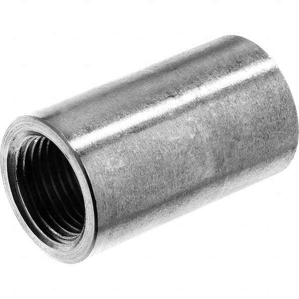 Pipe Coupling: 1/2″ Fitting, 304 Stainless Steel FNPT x FNPT, Threaded, ASME B1.20.1, ASME B16.11-ANSI & ASTM A182-ANSI, 3,000 psi