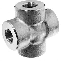 USA Sealing - 1/2" 304 Stainless Steel Pipe Cross - Eagle Tool & Supply