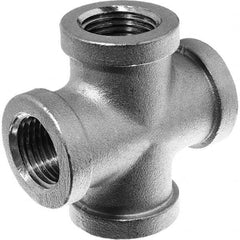 USA Sealing - 1/8" 304 Stainless Steel Pipe Cross - Eagle Tool & Supply