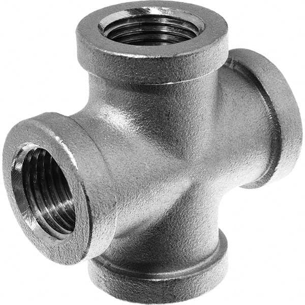 USA Sealing - 1-1/2" 316 Stainless Steel Pipe Cross - Eagle Tool & Supply