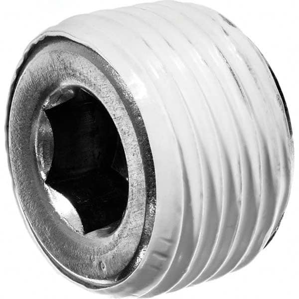 USA Sealing - 1/8" 316 Stainless Steel Pipe Hex Socket Plug - Eagle Tool & Supply