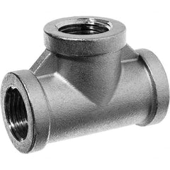 USA Sealing - 1/2" 316 Stainless Steel Pipe Tee - Eagle Tool & Supply