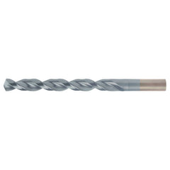 #34 RHS / RHC HSS 135 Degree Split Point Wide Land Parabolic Drill - TiCN - Exact Industrial Supply