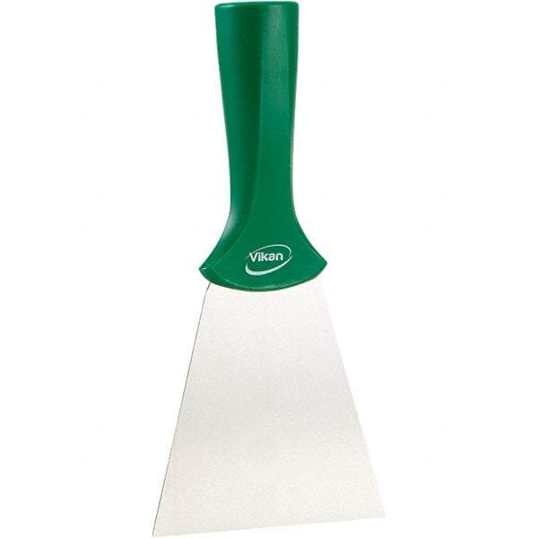 Vikan - Scrapers & Scraper Sets Blade Style: Straight Flexibility: Stiff - Eagle Tool & Supply