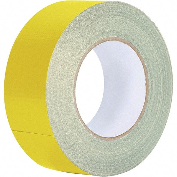 Value Collection - 60 Yd x 2" x 8.7 mil Yellow Polyethylene Cloth Duct Tape - Eagle Tool & Supply
