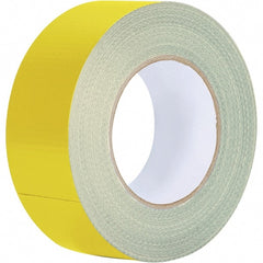 Value Collection - 60 Yd x 2" x 8.7 mil Yellow Polyethylene Cloth Duct Tape - Eagle Tool & Supply