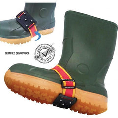 Geroline - Ice Traction Footwear Footwear Style: Strap-On Cleat Traction Type: Steel Studs - Eagle Tool & Supply