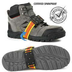Geroline - Ice Traction Footwear Footwear Style: Strap-On Cleat Traction Type: Steel Studs - Eagle Tool & Supply