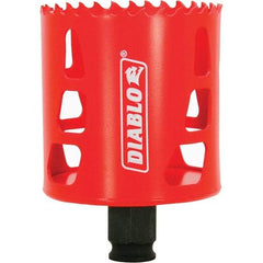 Freud - 2-1/2" Diam, 2-3/8" Cutting Depth, Hole Saw - Bi-Metal Saw, Toothed Edge - Eagle Tool & Supply