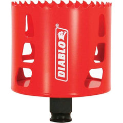 Freud - 3" Diam, 2-3/8" Cutting Depth, Hole Saw - Bi-Metal Saw, Toothed Edge - Eagle Tool & Supply