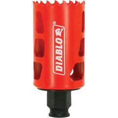 Freud - 1-5/8" Diam, 2-3/8" Cutting Depth, Hole Saw - Bi-Metal Saw, Toothed Edge - Eagle Tool & Supply