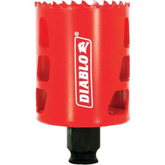 Freud - 2-1/8" Diam, 2-3/8" Cutting Depth, Hole Saw - Bi-Metal Saw, Toothed Edge - Eagle Tool & Supply