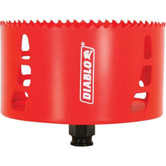 Freud - 4-3/4" Diam, 2-3/8" Cutting Depth, Hole Saw - Carbide-Tipped Saw, Toothed Edge - Eagle Tool & Supply