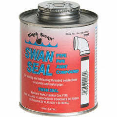 Black Swan - Threaded Pipe Sealants Container Type: Can Container Size: 1 Pt. - Eagle Tool & Supply