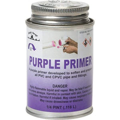 Black Swan - 1/4 Pt All Purpose Primer/Cleaner - Purple, Use with PVC & CPVC - Eagle Tool & Supply