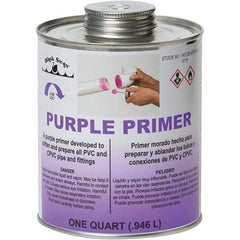 Black Swan - 1 Qt All Purpose Primer/Cleaner - Purple, Use with PVC & CPVC - Eagle Tool & Supply