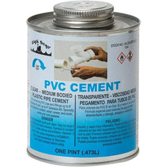 Black Swan - 1 Pt Medium Bodied Cement - Clear, Use with PVC - Eagle Tool & Supply