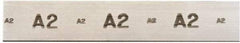 Starrett - 36 Inch Long x 3 Inch Wide x 1/16 Inch Thick, Tool Steel Air Hardening Flat Stock - + 0.25 Inch Long Tolerance, + 0.000-0.005 Inch Wide Tolerance, +/- 0.001 Inch Thickness Tolerance, +/- 0.001 Inch Square Tolerance, AISI Type A2 Air Hardening - Eagle Tool & Supply