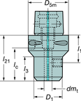 C4A3912019060 CAPTO ADAPTER - Eagle Tool & Supply