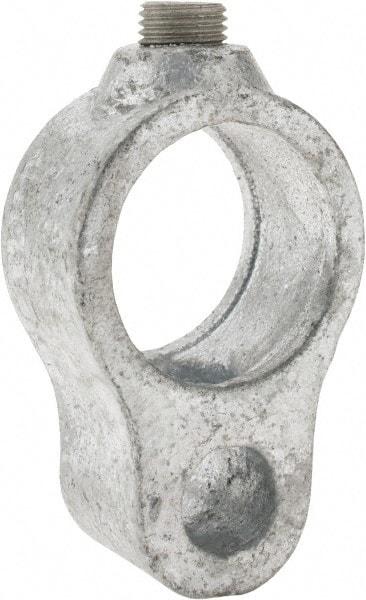 Kee - 1" Pipe, Malleable Iron Gate Hinge Fitting - Galvanized Finish - Eagle Tool & Supply