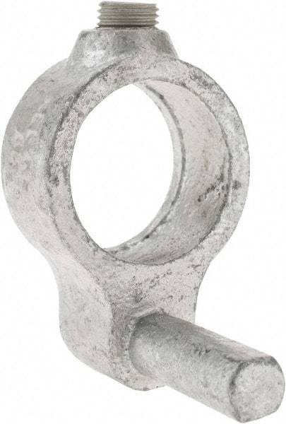 Kee - 1" Pipe, Malleable Iron Gate Hinge Fitting - Galvanized Finish - Eagle Tool & Supply