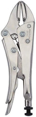 Proto - 7" OAL Straight Jaw Locking Pliers - 1/2" Jaw Width, 1-1/2" Jaw Depth, Steel Handle - Eagle Tool & Supply