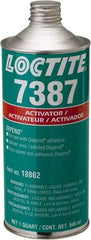 Loctite - 32 Fl Oz, Amber Adhesive Activator - Eagle Tool & Supply