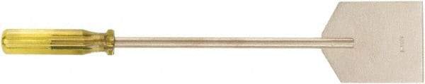 Ampco - Stiff Aluminum Bronze Alloy Chisel Scraper - 3-3/4" Blade Width x 3-3/4" Blade Length - Eagle Tool & Supply