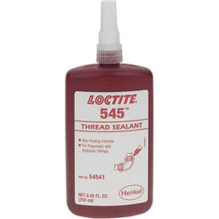 Loctite - 250 mL, Red, Thread Sealant - Series 545 - Eagle Tool & Supply