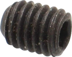 Value Collection - #10-32 UNF, 1/4" OAL, Flat Point Set Screw - Grade 8 Alloy Steel, 3/32" Key - Eagle Tool & Supply