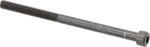 Value Collection - #5-40 UNC Hex Socket Drive, Socket Cap Screw - Alloy Steel, Black Oxide Finish, Partially Threaded, 2" Length Under Head - Eagle Tool & Supply