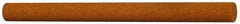 Norton - 4" Long x 3/8" Diam x 3/8" Thick, Aluminum Oxide Sharpening Stone - Round, Medium Grade - Eagle Tool & Supply