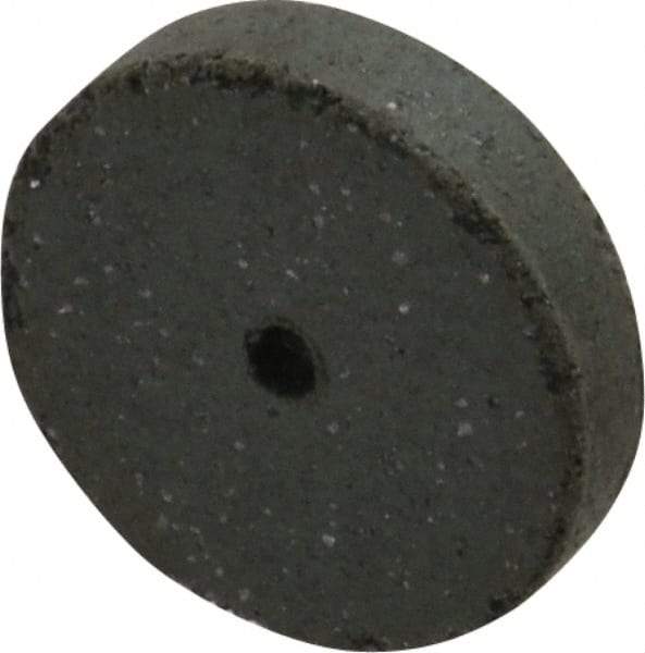 Cratex - 5/8" Diam x 1/16" Hole x 1/8" Thick, Surface Grinding Wheel - Silicon Carbide, Coarse Grade, 25,000 Max RPM, Rubber Bond, No Recess - Eagle Tool & Supply