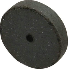 Cratex - 5/8" Diam x 1/16" Hole x 1/8" Thick, Surface Grinding Wheel - Silicon Carbide, Coarse Grade, 25,000 Max RPM, Rubber Bond, No Recess - Eagle Tool & Supply