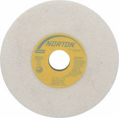Norton - 7" Diam x 1-1/4" Hole x 1/2" Thick, G Hardness, 46 Grit Surface Grinding Wheel - Aluminum Oxide, Type 1, Coarse Grade, 3,600 Max RPM, Vitrified Bond, No Recess - Eagle Tool & Supply