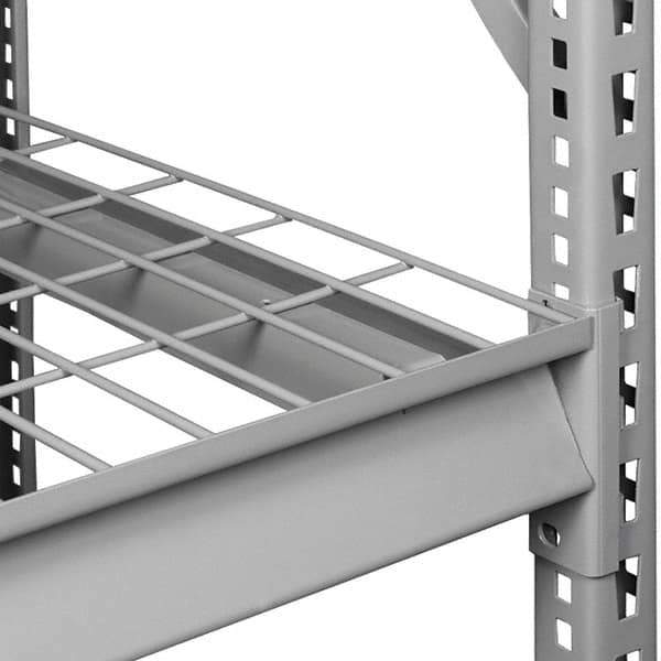 Tennsco - 96" Wide, Open Shelving Accessory/Component - 24" Deep, Use with Tennsco Bulk Storage Rack - Eagle Tool & Supply