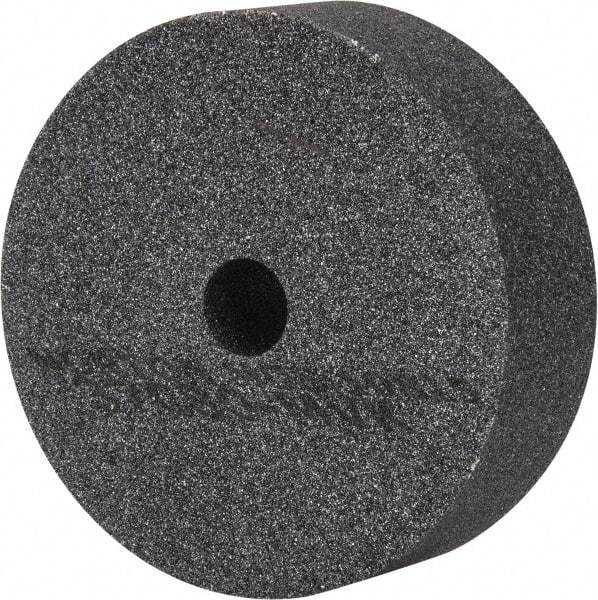 Norton - 80 Grit Silicon Carbide Type 1 Internal Grinding Wheel - 3" Diam x 1/2" Hole x 1" Thick, 10,825 Max RPM, Type 1 Medium Grade, M Hardness, Vitrified Bond, No Recess - Eagle Tool & Supply