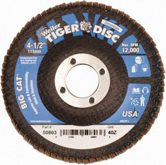 Weiler - Flap Disc - Phenolic Backing, Arbor Attaching System - Eagle Tool & Supply