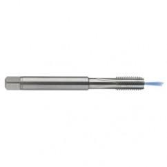 M8x1.0 6H 4-Flute Carbide Semi-Bottoming 15 degree Spiral Flute Tap-Bright - Eagle Tool & Supply