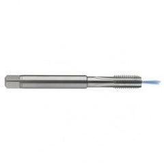 M8x1.0 6H 4-Flute Carbide Semi-Bottoming 15 degree Spiral Flute Tap-Bright - Eagle Tool & Supply